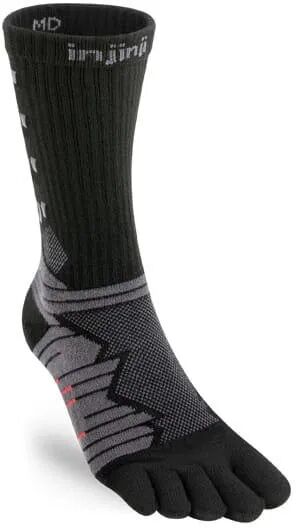 Injinji Ultra Run Crew Obsidian S, Obsidian