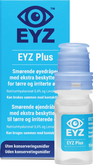 EYZ Plus øyedråper 10 ml EYZ Plus øyedråper 10 ml