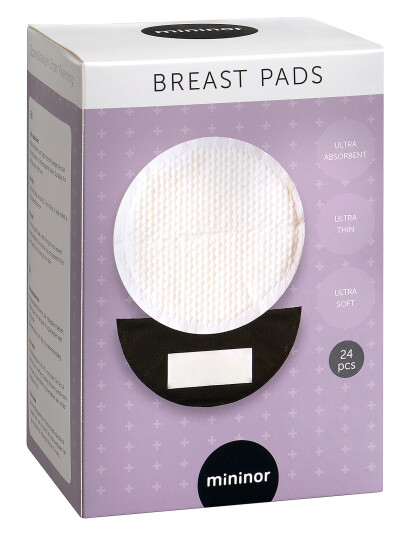 Mininor Breast Pads Black - White - 0 M Mininor Breast Pads Black - White - 0 M