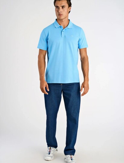 Lindbergh Polo Tee S/S Blue XXXL Lindbergh Polo Tee S/S Blue XXXL
