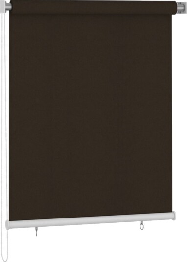 vidaXL Utendørs rullegardin 125 (B) x 140 (H) cm brun