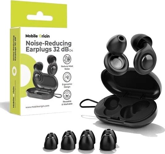 Mobile Origin EA1 Sleeping Earplugs Svart
