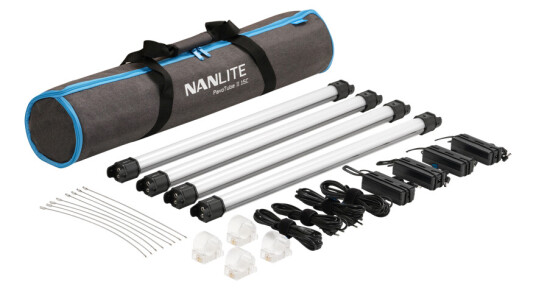 Nanlite PavoTube II 15C LED RGBWW 60cm 4 pakk Tube Light 4 Light Kit