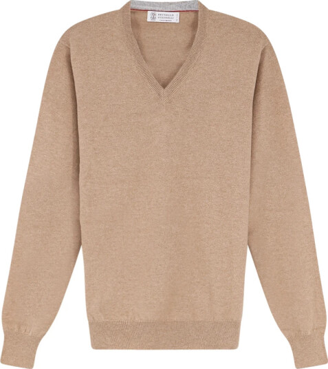 Brunello Cucinelli Herre Strikkevarer Beige L,