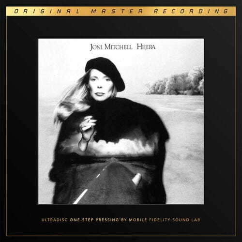 Joni Mitchell  Hejira  LP/Vinyl