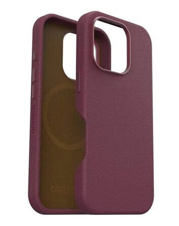 OtterBox Symmetry Cactus Leather Apple iPhone 16 Pro Maroon Bells   red