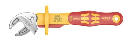 Wera Joker 6004 VDE Justerbar Skralle 155 mm - Håndverktøy med Høy Slitestyrke