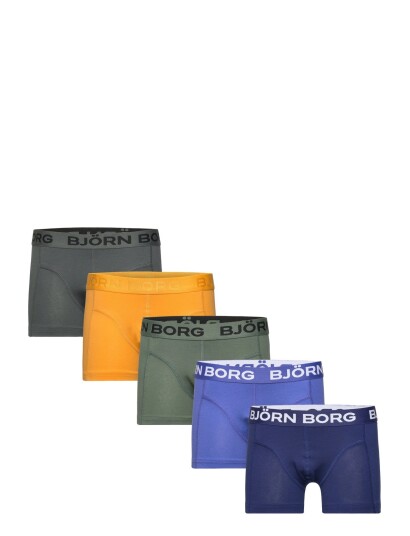 Björn Borg Cotton Stretch Boxer 5P Multi/patterned 134 140