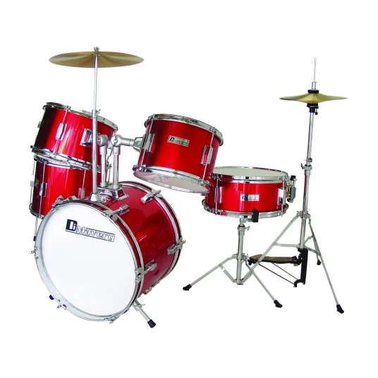 Dimavery Jds-305 Kids Drum Set, Rød