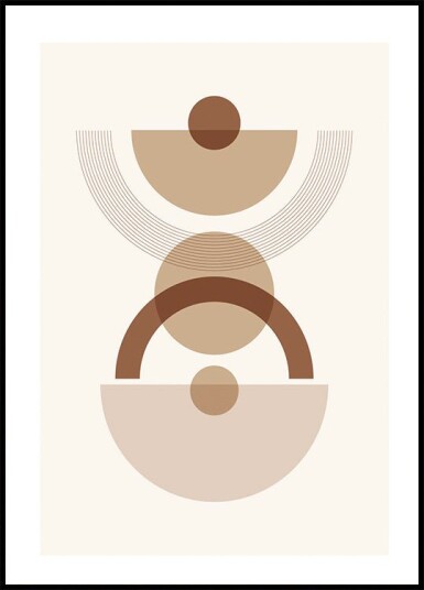 Geometric Shapes No. 1 Plakat Plakat / 70x100cm