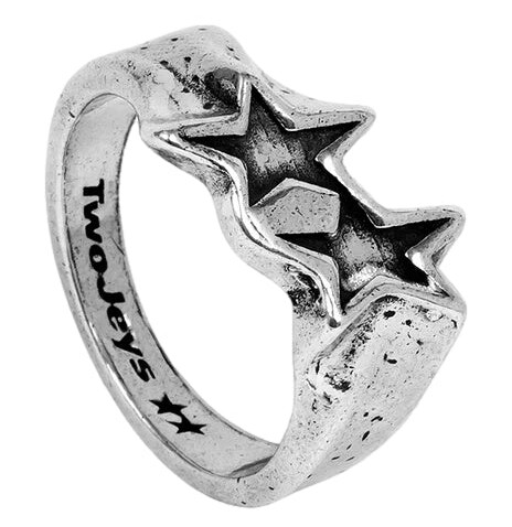 TwoJeys Tilted Icon Ring Ring Sølv 62