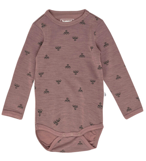 Hummel Twilight Mauve Mini Ull Body L/S 68 Hummel Twilight Mauve Mini Ull Body L/S 68