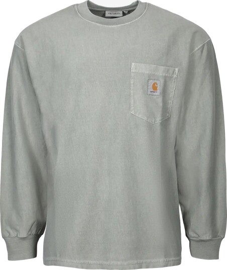 Carhartt WIP L S Loose Pocket T Shirt - GREEN - M