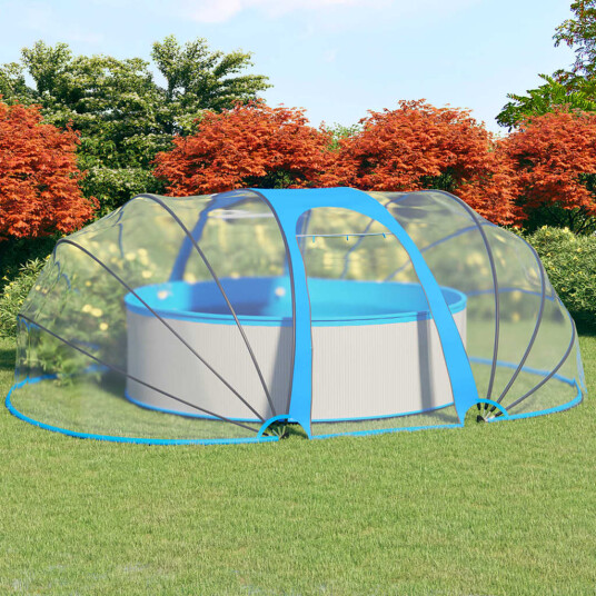 vidaXL Bassengkuppel oval 530x410x205 cm vidaXL Bassengkuppel oval 530x410x205 cm