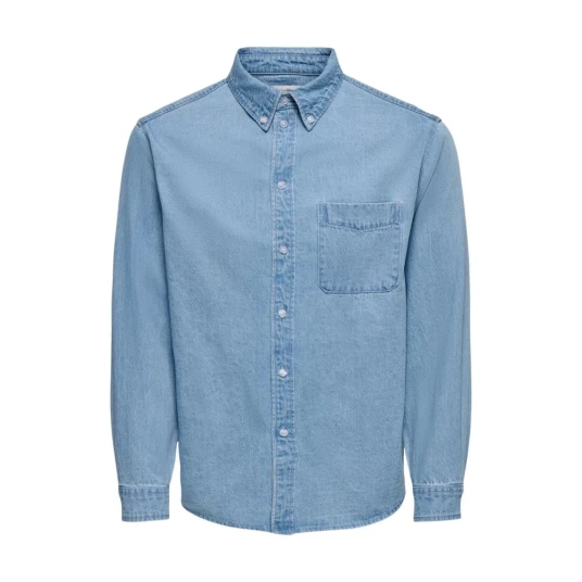 ONLY & SONS   Denimskjorte onsOrson Regular Yfm   Blå