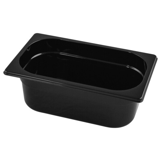 VEGA Kantine Nero GN 1/4; Størrelse GN 1/4 3.8l 26.4x16.2x15 cm  LxBxD ; Svart