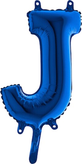 Ballongkungen Bokstavballong Mini Blå Bokstav J 14290B