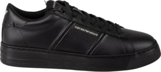 Emporio Armani, Herre, Sko, Svart, 43 EU,