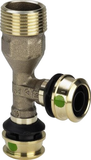 5 stk Raxofix T-stykke med skrukobling 3/4" x 16 x 16 mm