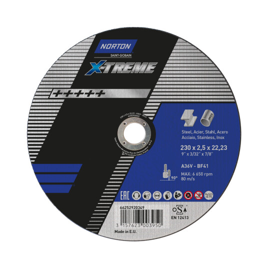 Kappeskive 230x2,5x 22 x-treme Kappeskive 230x2,5x 22 x-treme