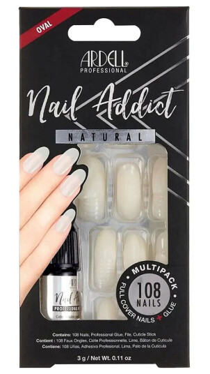 Ardell Nail Addict Natural Multipack Oval Ardell Nail Addict Natural Multipack Oval