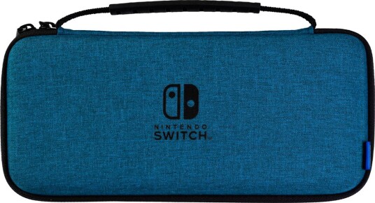 Hori Slim Tough Oppbevaringsetui Blå til Nintendo Switch OLED