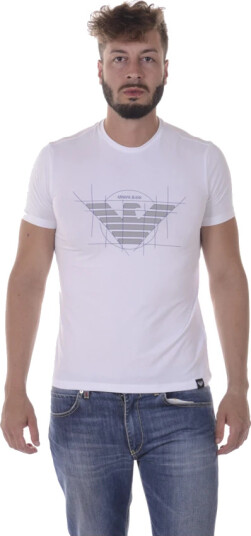Armani Jeans Herre Topper Hvit M,