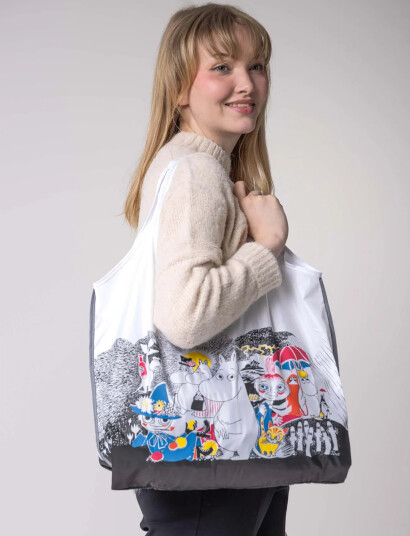 Dsignhouse Moomin Moomin Ecobag Comic Multicolor White 10X 10X 5CM