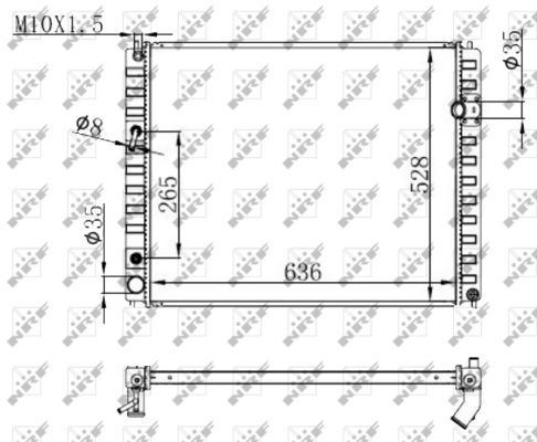 Radiator NRF 59147 Radiator NRF 59147