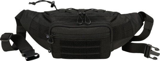 Brandit MOLLE Midjeveske / Crossbody 600D Polyester Svart Brandit MOLLE Midjeveske / Crossbody 600D Polyester Svart