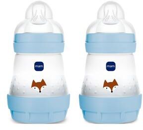 MAM Easy Start Antikolikk Tåteflaske 160 ml - Blå 2-Pack