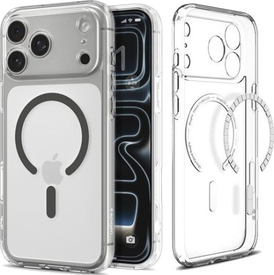 Spigen Ultra Hybrid MagSafe Deksel i Grafitt/Gjennomsiktig for iPhone 17 Pro Max