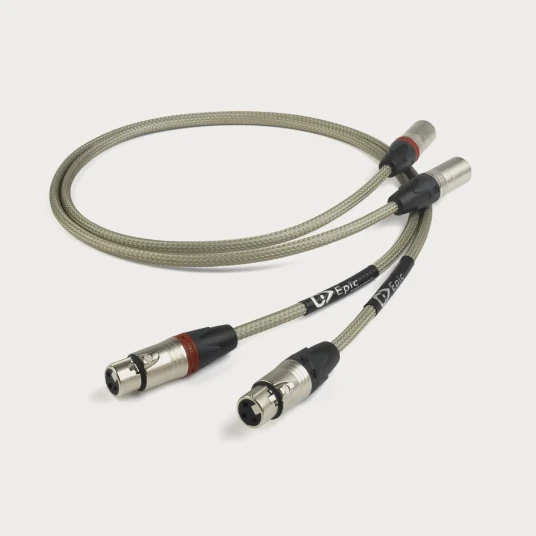 Chord Epic 2XLR to 2XLR Signalkabel XLR 1,0 meter Chord Epic 2XLR to 2XLR Signalkabel XLR 1,0 meter