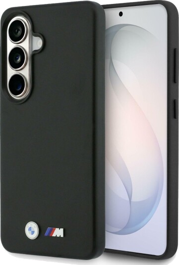 BMW M-logo i metall, MagSafe-etui til Samsung Galaxy S26+ Svart