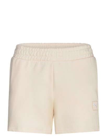 PUMA Ess Elevated Mid-Rise Shorts 5" - Cream - L