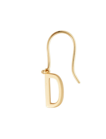 DESIGN LETTERS Initial Ear Hanger (A Z) Guld One Size 2,7