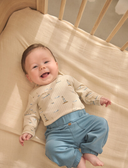 En Fant Pants Sweat Blue 56