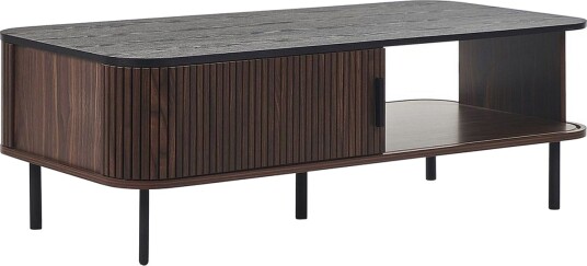 Soffbord Beliani Jose Dark wood\|\|Black -