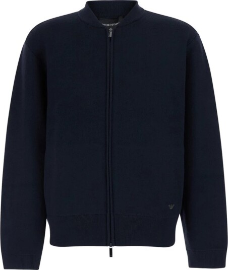 Emporio Armani Herre Strikkevarer Blå 2XL,