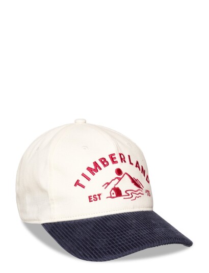 Timberland Mountain Cord Baseball Cap Oceana Navy OS MEN