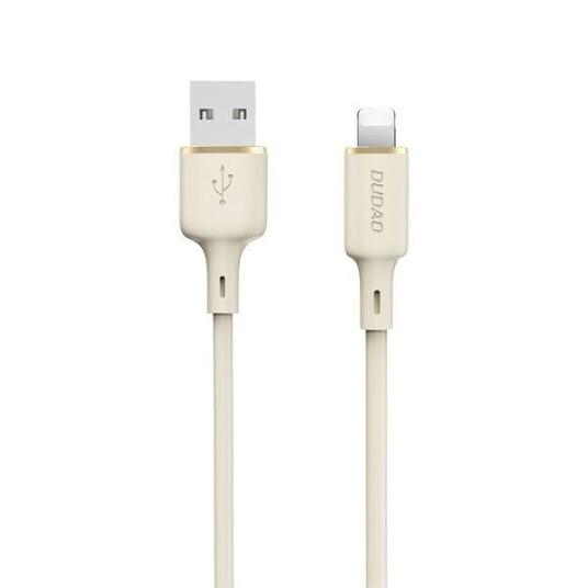 Dudao L7SL USB A to Lightning 5A 1m Beige 