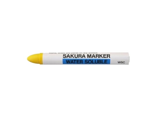 Sakura Krittmarker Crayon Marker Vannløselig Gul På Voksbasert Dekkende Lysekte   1 Stk Wsc3