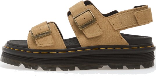 Dr. Martens Zebzag Sandal Savannah Tan Eh Suede Beige 39