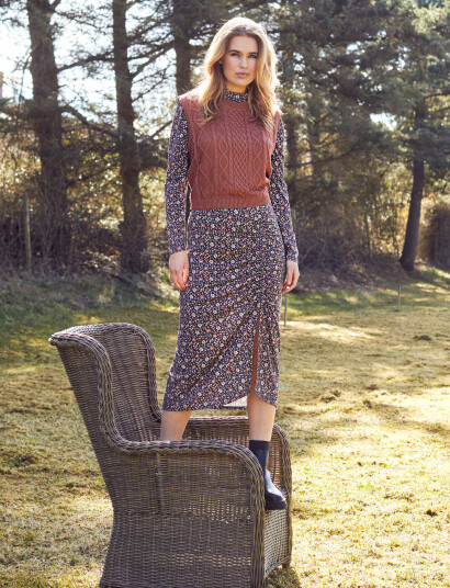 Sirup Copenhagen Cecilia Print Blouse - Brown - S Sirup Copenhagen Cecilia Print Blouse - Brown - S
