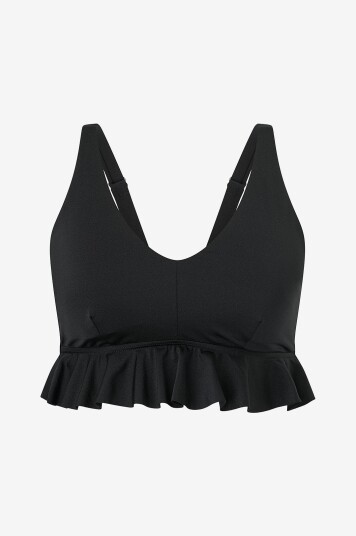 Zizzi Bikini BH Senya Peplum Svart