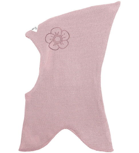 Racing Kids Balaclava Ull/Bomull 2 lags Dusty Rose 9 24 md Balaclava dobbel Rosa 74 92