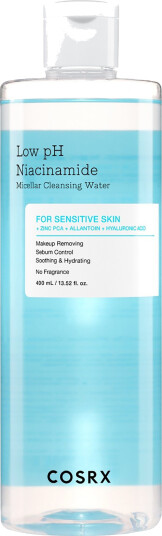 COSRX Low pH Niacinamide Micellar Cleansing Water 400ml COSRX Low pH Niacinamide Micellar Cleansing Water 400ml