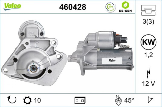 Starter VALEO 460428 Starter VALEO 460428