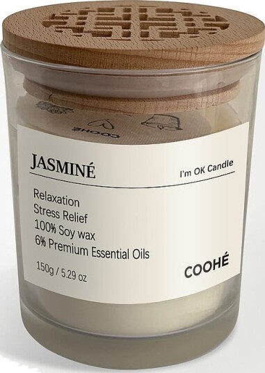 I'm OK Soy Wax Aroma Candle Jasminé 150 g I'm OK Soy Wax Aroma Candle Jasminé 150 g