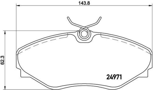 Bremseklosser BREMBO P 68 055